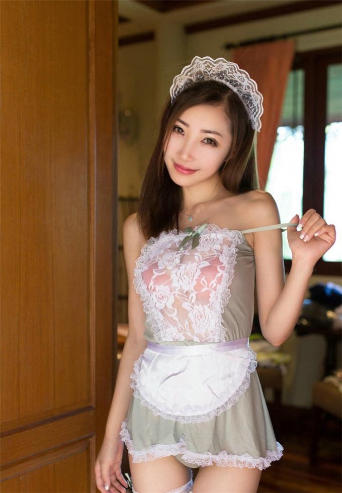 Hot Sale Fioyia015 Cosplay Maid Transparent Suspenders Sexy Lingerie
