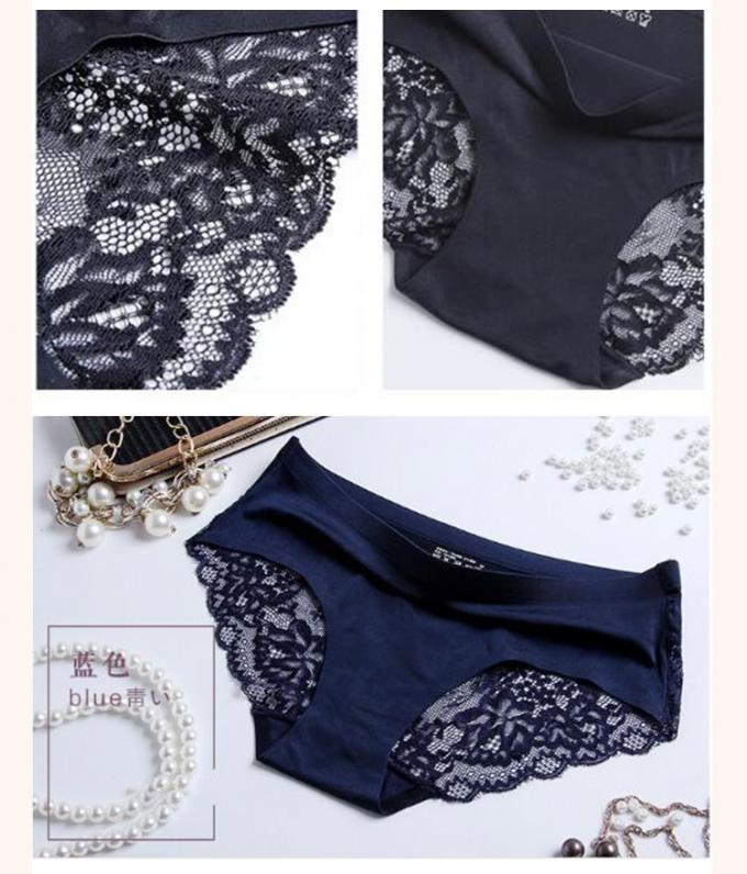 대마 레이스 숙녀 속옷 팬티 섹시한 원활한 니트 아이스 실크 3