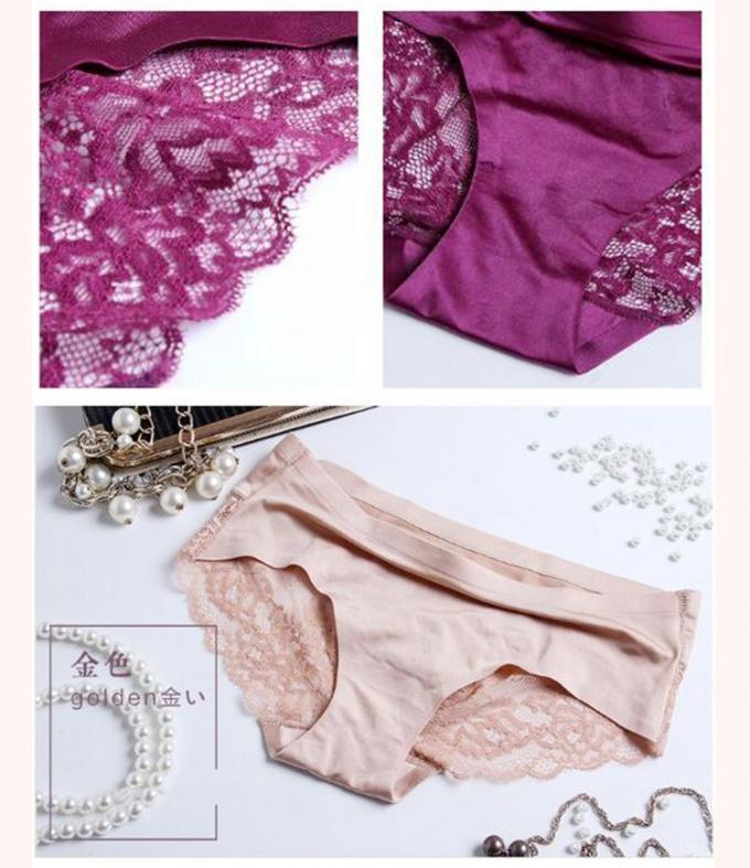 대마 레이스 숙녀 속옷 팬티 섹시한 원활한 니트 아이스 실크 5