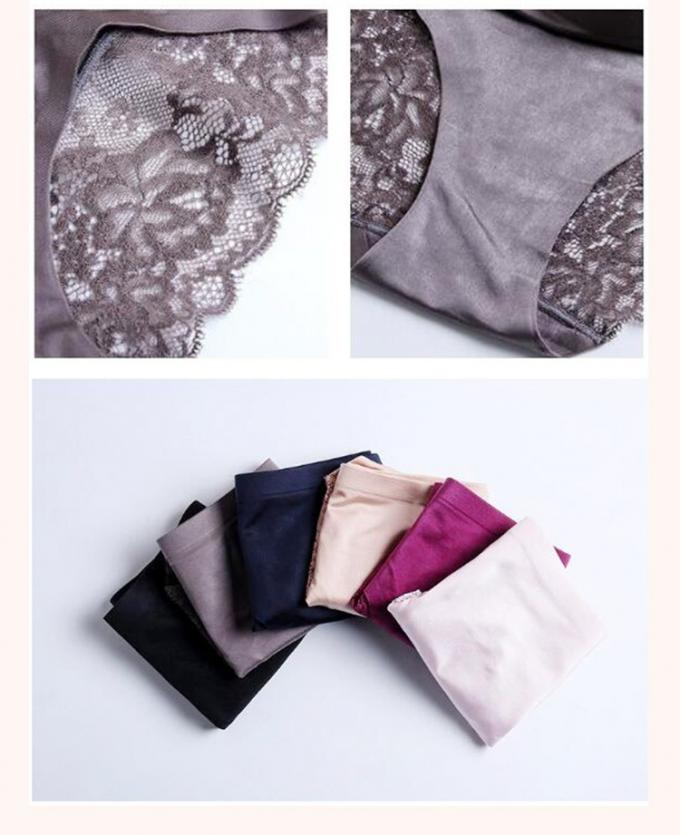 대마 레이스 숙녀 속옷 팬티 섹시한 원활한 니트 아이스 실크 7