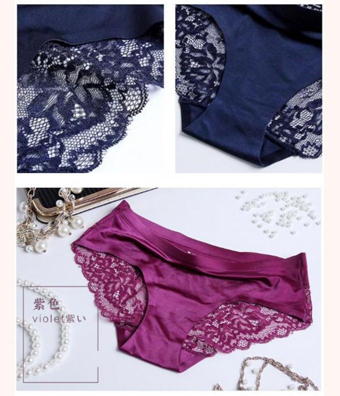 대마 레이스 숙녀 속옷 팬티 섹시한 원활한 니트 아이스 실크 4