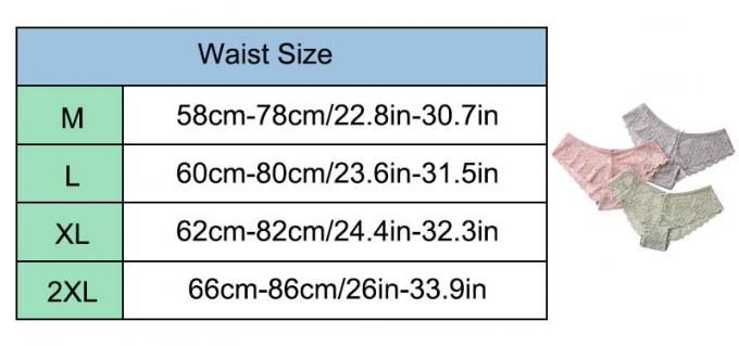 XL 대마 나일론 속옷 원피스 브래지어 팬티 통기성 팬티 레이스 중공 1