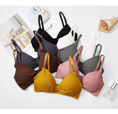 Elastane 대형 여성용 브래지어 XXL 패드 통기성 스포츠 브래지어 레이스 Elastane