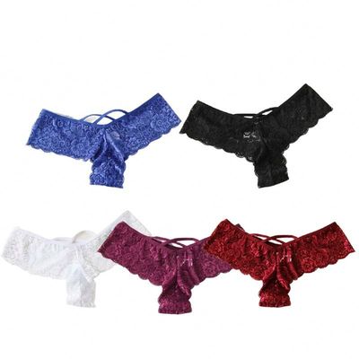 G-문자열 4XL 5XL 나일론 블랙 팬티 레이스 섹시한 여성 속옷 팬티