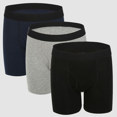 대나무 섬유 면 스판덱스 복서 팬티 반바지 남자 레이온 XS-2XL 속옷