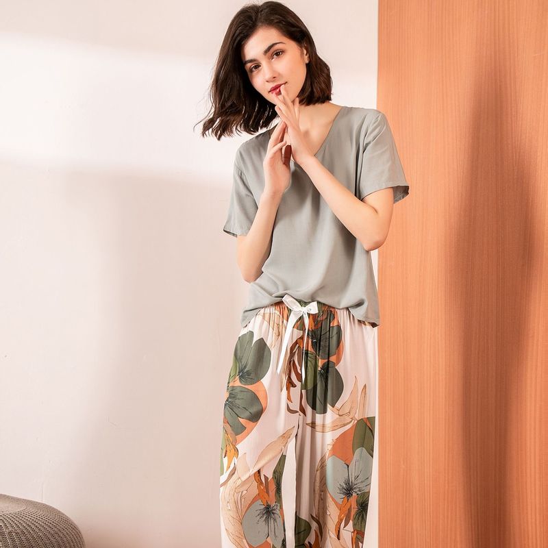 3XL 여성 잠옷 잠옷 62cm XS 2XL 여성용 실크 나이트 슈트