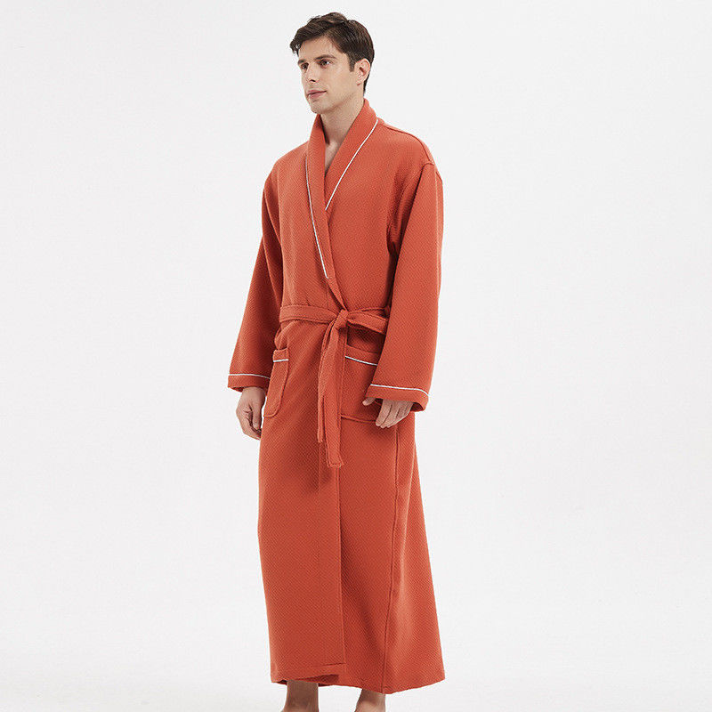 플러스 남자를 위한 Loungewear 망 잠옷 단단한 면 직물 따뜻한 Pjs