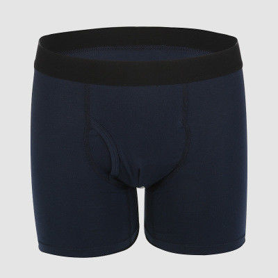 대나무 섬유 면 스판덱스 복서 팬티 반바지 남자 레이온 XS-2XL 속옷