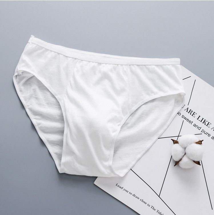 빗질된 허리띠 면 남성 속옷 비키니 삼각형 면 스판덱스 팬티