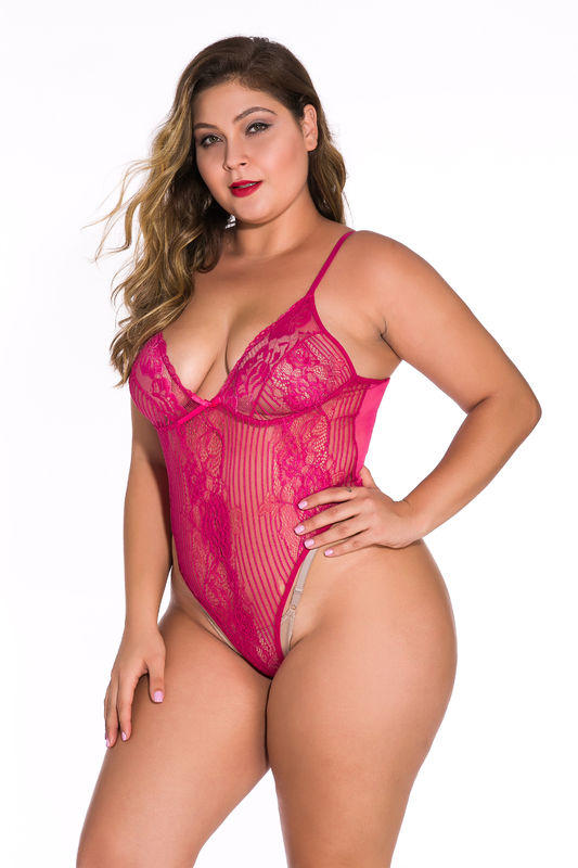 민소매 유혹 플러스 베이비돌 란제리 화이트 레이스 L-5XL 폴리에스터 95
