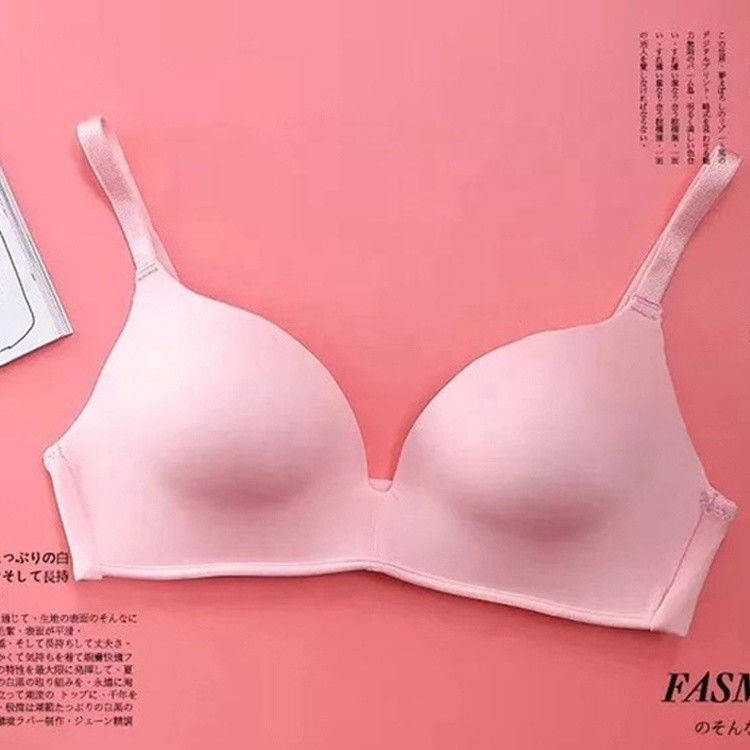 통기성 섹시한 여성 브래지어 투명 솔리드 항균 무선
