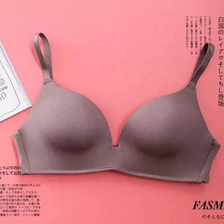 통기성 섹시한 여성 브래지어 투명 솔리드 항균 무선
